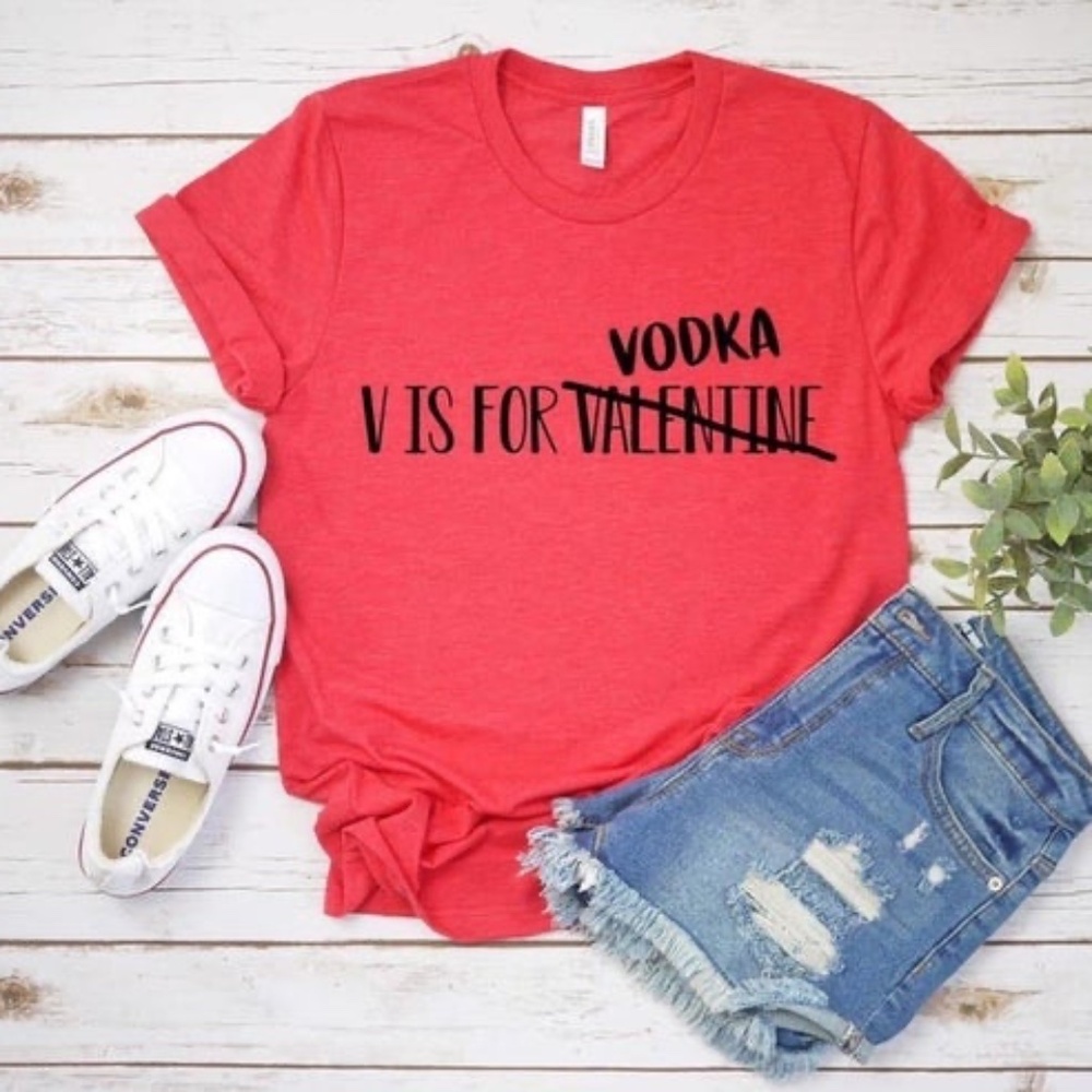 V is For... Graphic Tee NEW